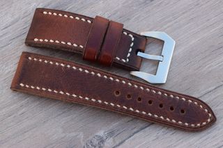 Correa artesanal de piel para reloj Panerai, Casio