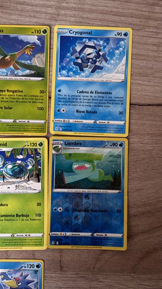 Lote de cartas Pokémon