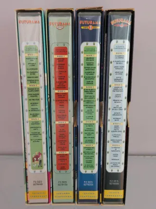 DVD Futurama Temporadas 1-4 Español