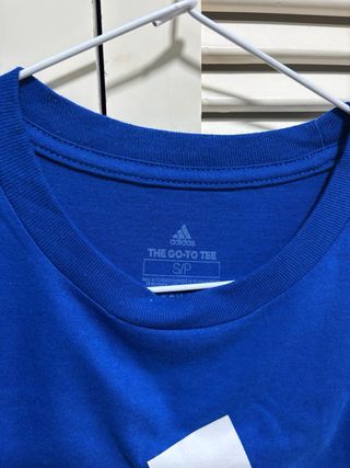 Camiseta Adidas Azul Mujer Talla M