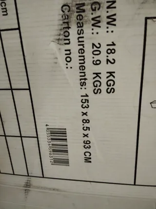 Mesa de jardín de resina gris