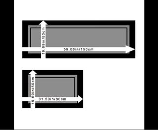 2 Alfombras 150x50 y 80x50