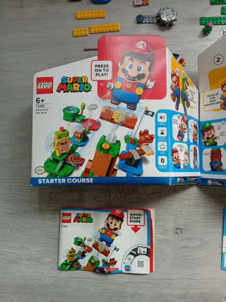 Lote 2 Legos Super Mario sin usar