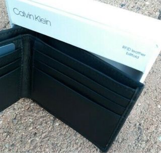 Cartera Billetera Calvin Klein Negra