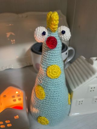 Gallina amigurumi fatta a mano