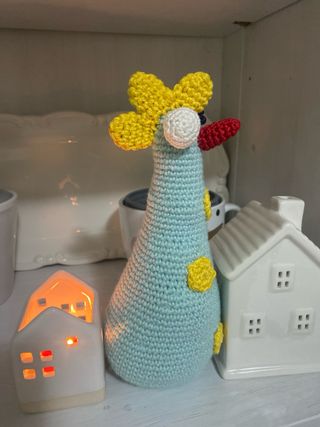 Gallina amigurumi fatta a mano