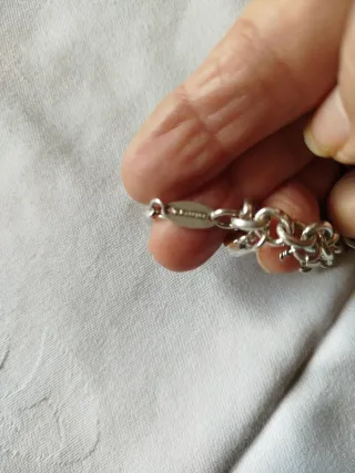 Pulsera Plata Ley Colgantes Marinos
