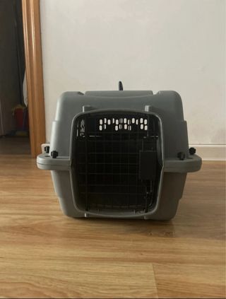 Transportín perro/gato gris