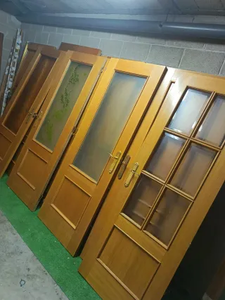 Puerta madera roble maciza 72,73x202