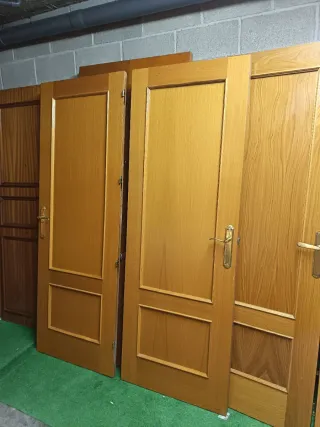 Puerta madera roble maciza 72,73x202