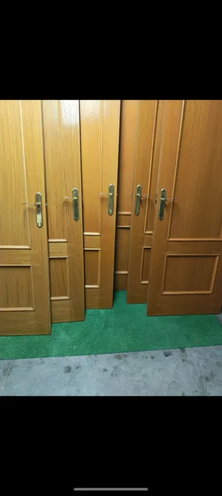 Puerta madera roble maciza 72,73x202