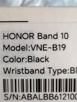 Honor Band 10 Smartwatch Negro