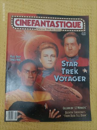 Lote 7 revistas Cinefantastique Star Trek (ingles)