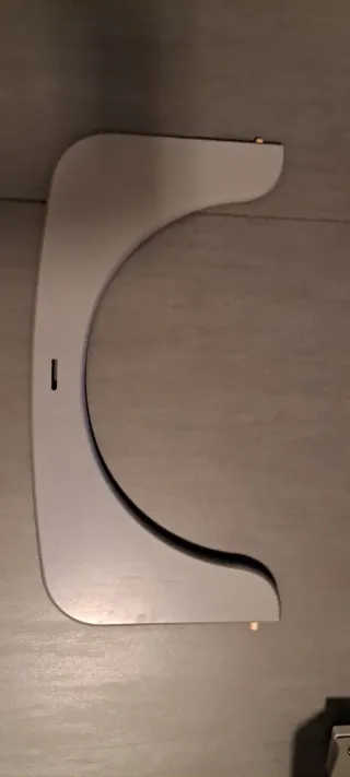 Sedia evolutiva grigia con cuscini