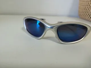 Gafas Oakley Vintage Plata y Azul