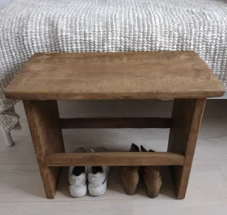 Banco de madera rústico