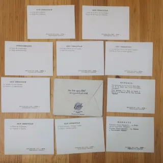 Carnet set piccole foto SAN SEBASTIAN España 7x9cm