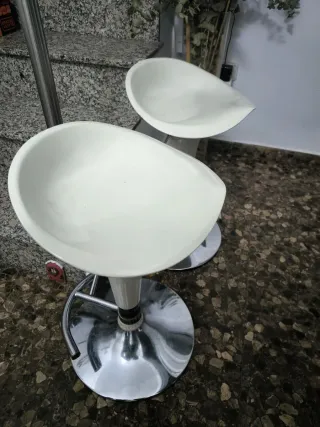 Taburetes Cocina/Barra Altos Cromados