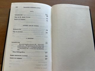 BIOGRAFÍAS LATINAS / Biblioteca Clásica Gredos