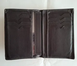 Cartera Billetera Pielnoble,  Piel Negra Hombre