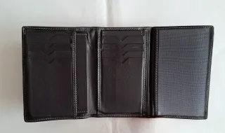 Cartera Billetera Pielnoble,  Piel Negra Hombre