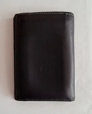 Cartera Billetera Pielnoble,  Piel Negra Hombre