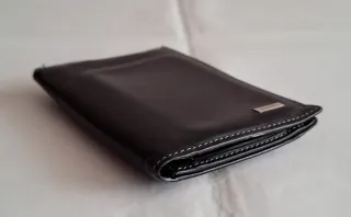 Cartera Billetera Pielnoble,  Piel Negra Hombre