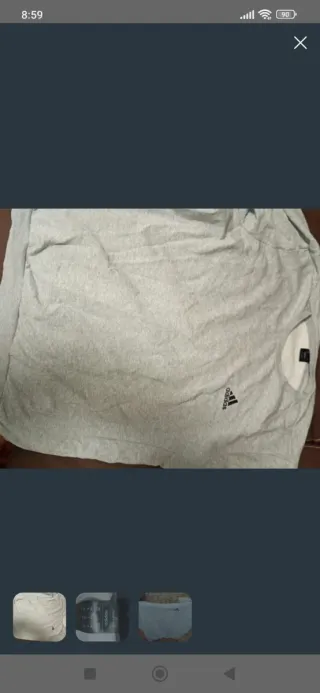 Sudadera Adidas Gris Talla XXL