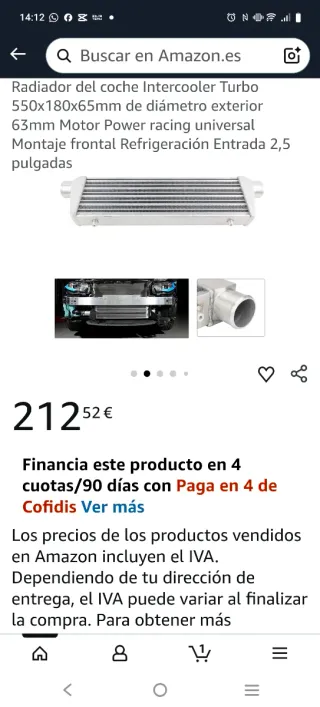 Radiador Intercooler Turbo