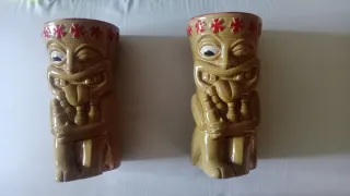 Vasos Tiki Verano Cerámica