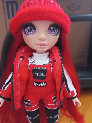 Conjunto Ropa Muñeca Rainbow High Rojo
