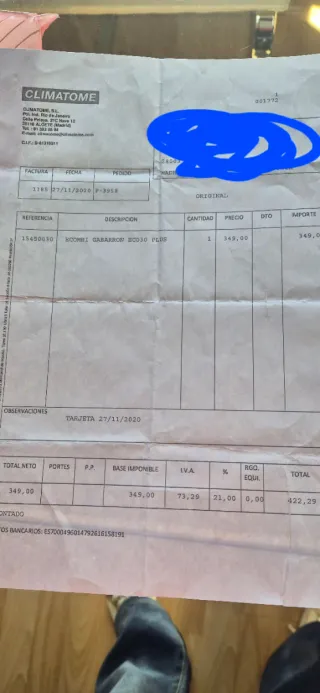 Acumulador de calor blanco