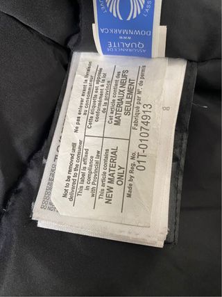 Piumino Canada Goose Nero Taglia M