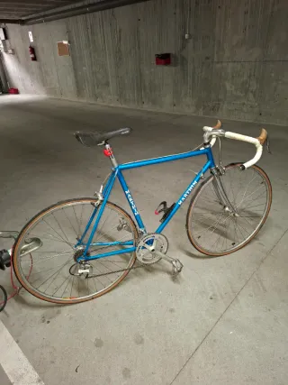 Bicicleta Carretera Vintage Corvetta Azul