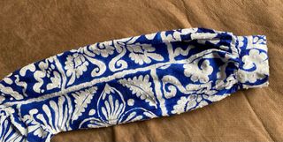 Vestido H&M floral azul y blanco talla M