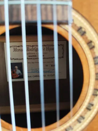 Guitarra Manuel Rodríguez Caballero 10 Moderna