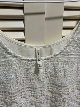 Top tirantes encaje blanco
