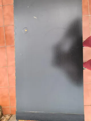 Aparador modular blanco y negro