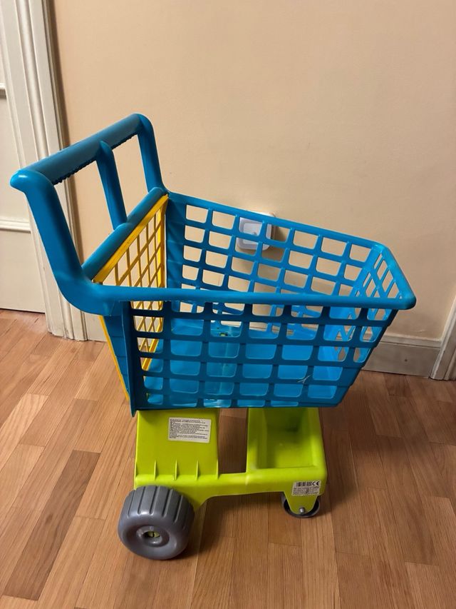 Carrito compra juguete