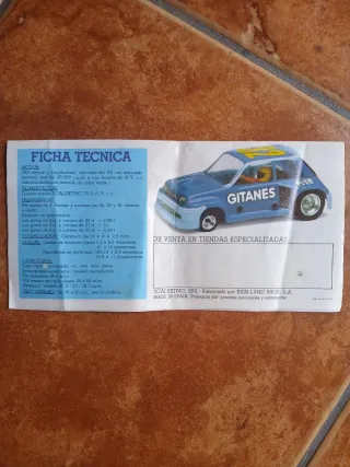 Folleto SRS Scalextric Exin