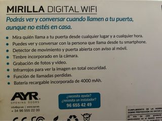 Mirilla Digital WiFi AYR 760