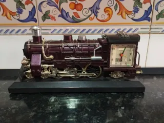 Reloj despertador locomotora vintage