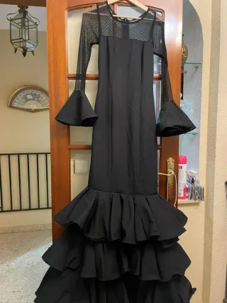 Traje de flamenca Sibilina negro
