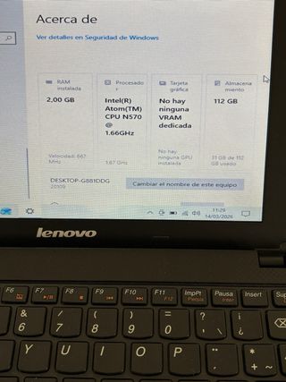 Lenovo S100 Portátil Negro