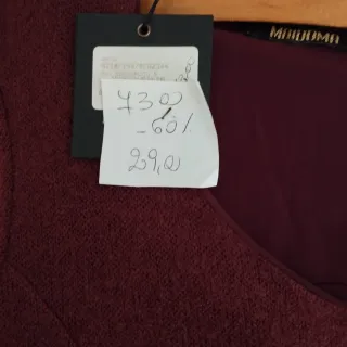 Vestito Maidoma viola con cintura