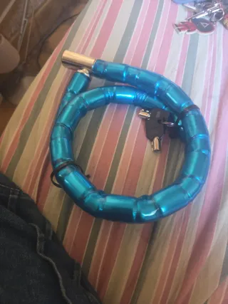 Piton para moto/patinete eléctrico azul