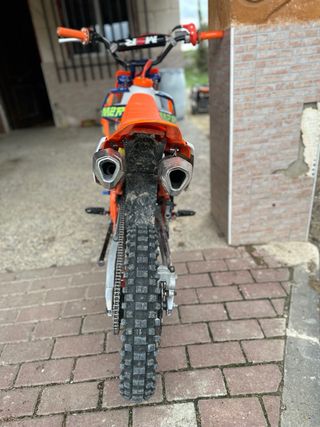 Pit Bike Infantil Naranja