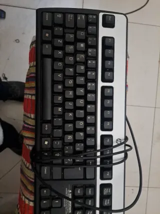 Teclado HP Negro/Plata