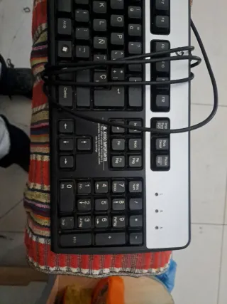 Teclado HP Negro/Plata
