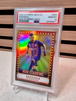 Cromo Topps 2022 numerado Raphina - PSA 10 - POP 1